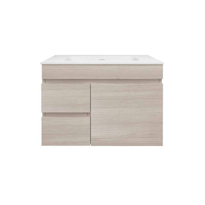 Camden Modern Wall Hung Ensuite Cabinet Coastal Oak