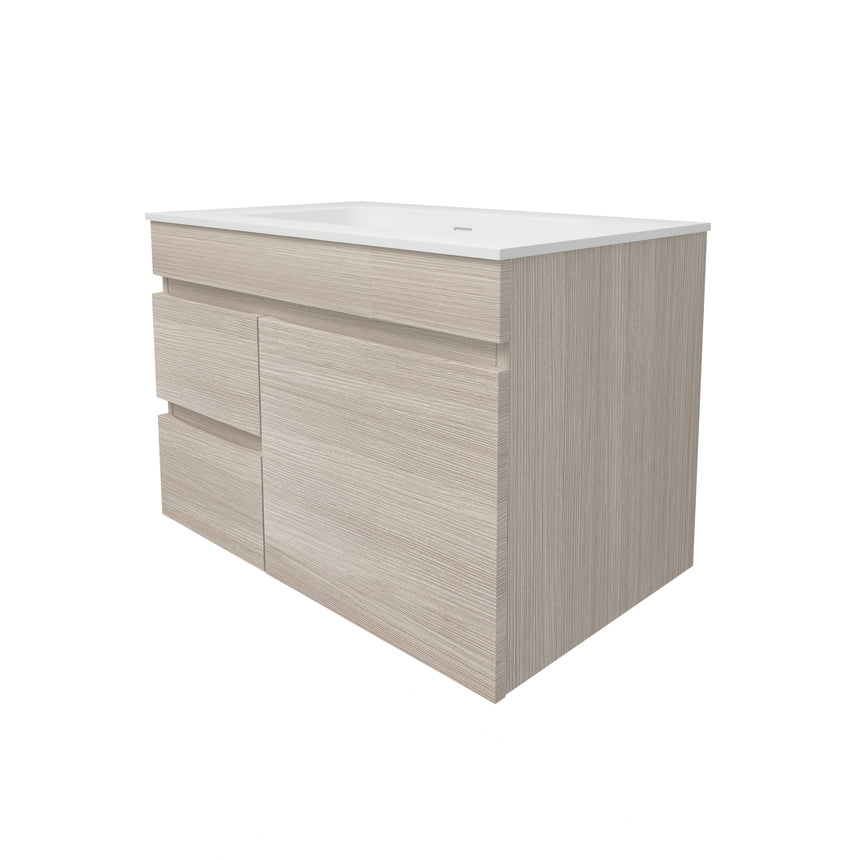 Camden Modern Wall Hung Cabinet Coastal Oak