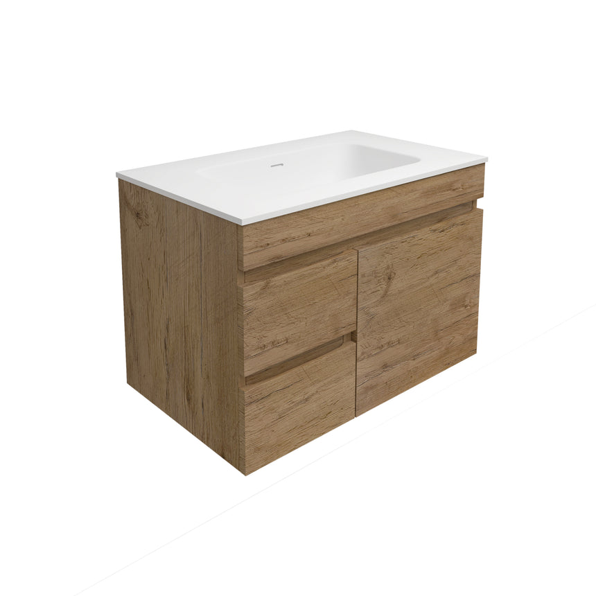 Camden Modern Wall Hung Cabinet Prime Oak