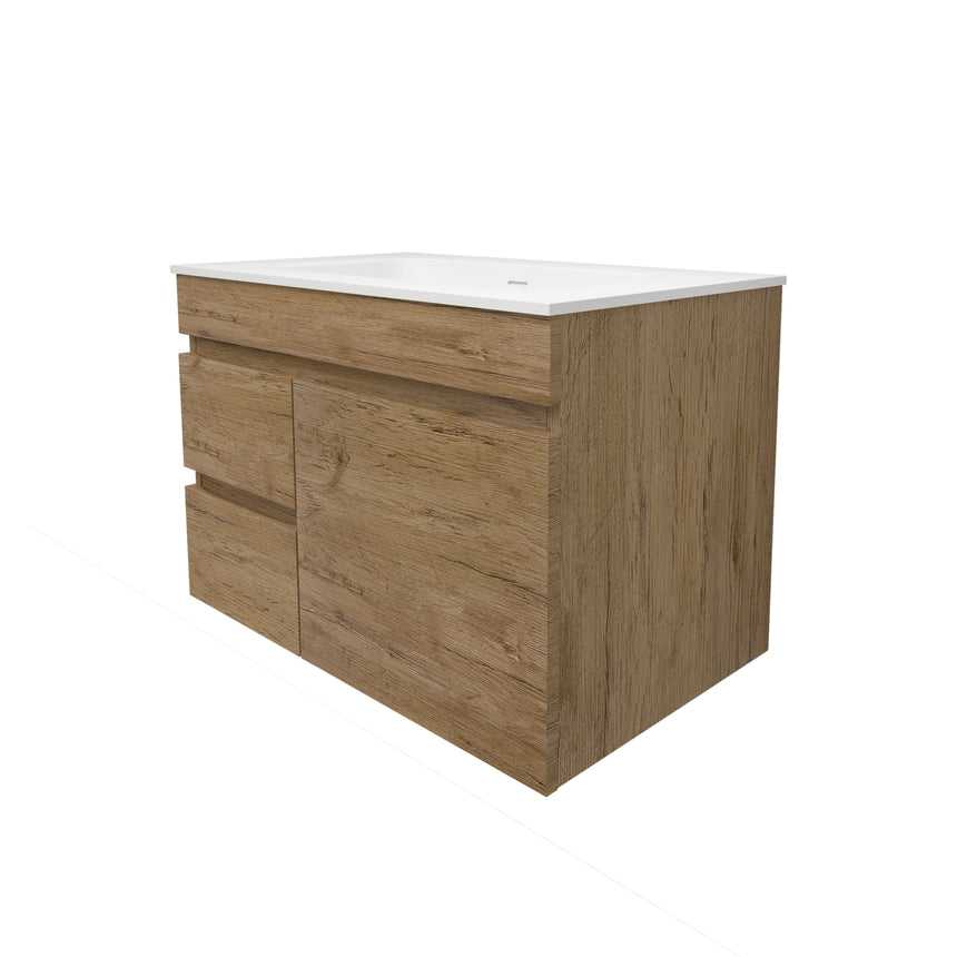 Camden Modern Wall Hung Cabinet Prime Oak