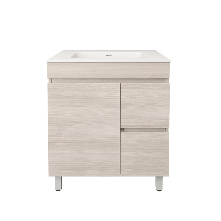 Camden Modern Free Standing Cabinet Coastal Oak