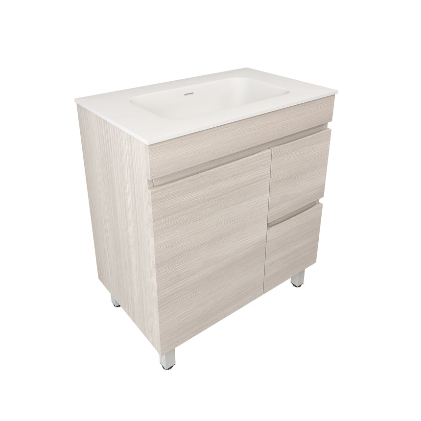 Camden Modern Free Standing Cabinet Coastal Oak