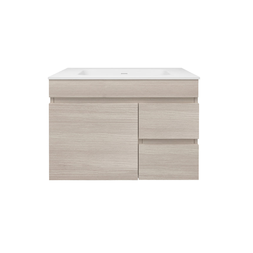 Camden Modern Wall Hung Cabinet Coastal Oak