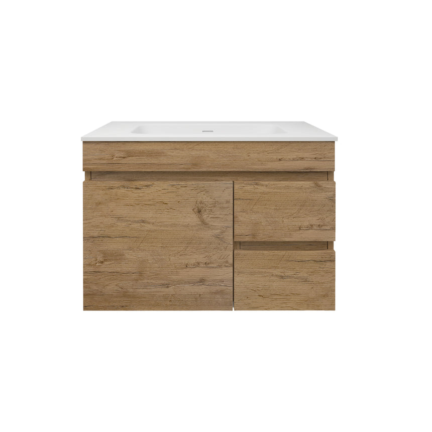 Camden Modern Wall Hung Cabinet Prime Oak