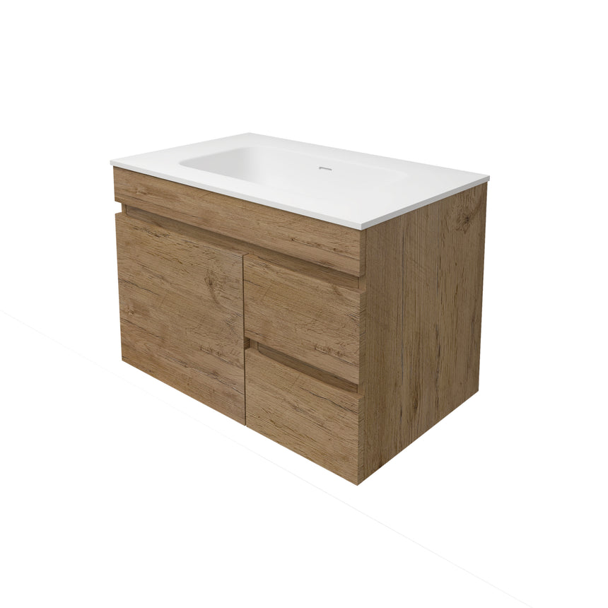 Camden Modern Wall Hung Cabinet Prime Oak