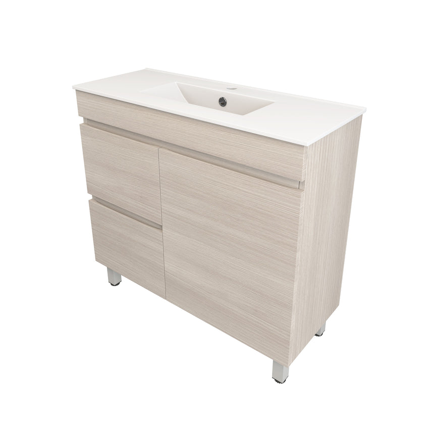 Camden Modern Free Standing Ensuite Cabinet Coastal Oak