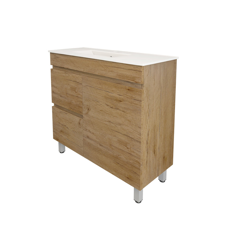 Camden Modern Free Standing Ensuite Cabinet Prime Oak