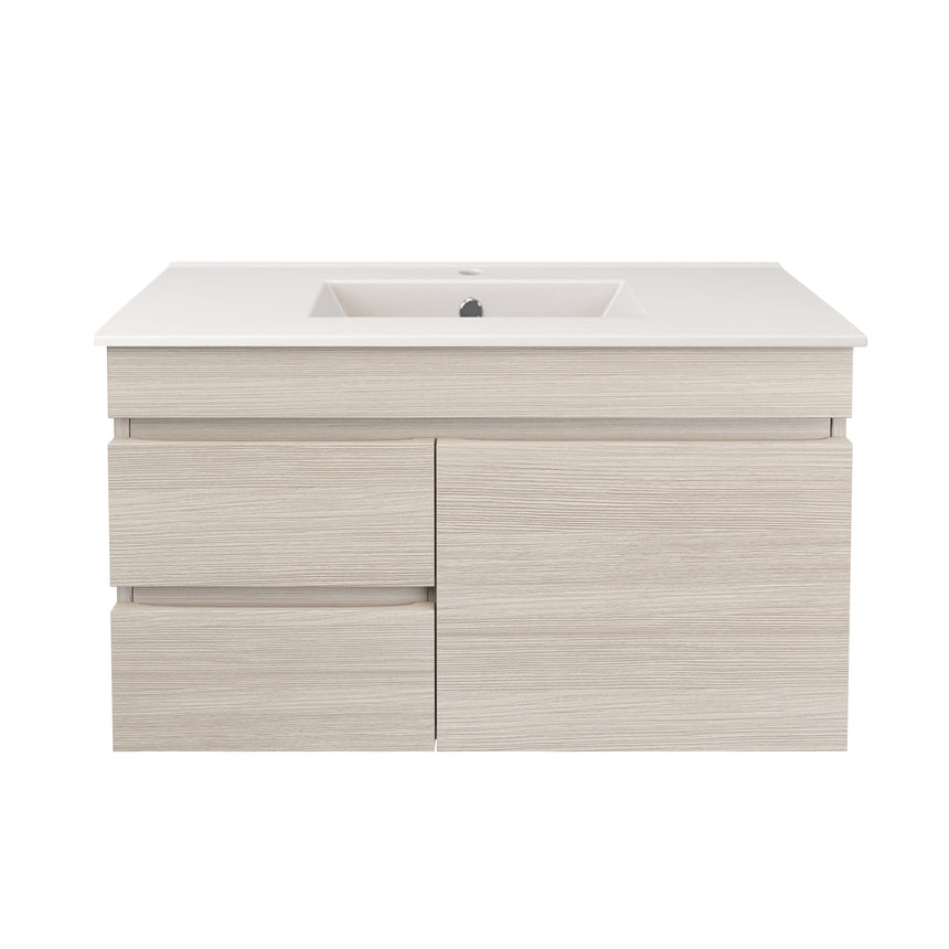 Camden Modern Wall Hung Ensuite Cabinet Coastal Oak