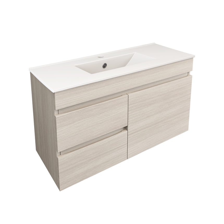Camden Modern Wall Hung Ensuite Cabinet Coastal Oak