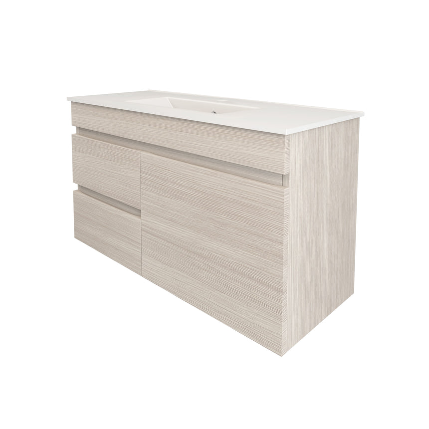 Camden Modern Wall Hung Ensuite Cabinet Coastal Oak