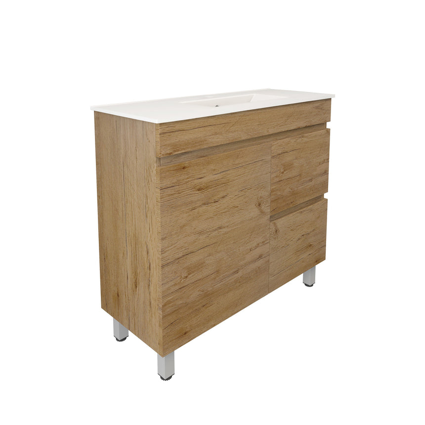 Camden Modern Free Standing Ensuite Cabinet Prime Oak
