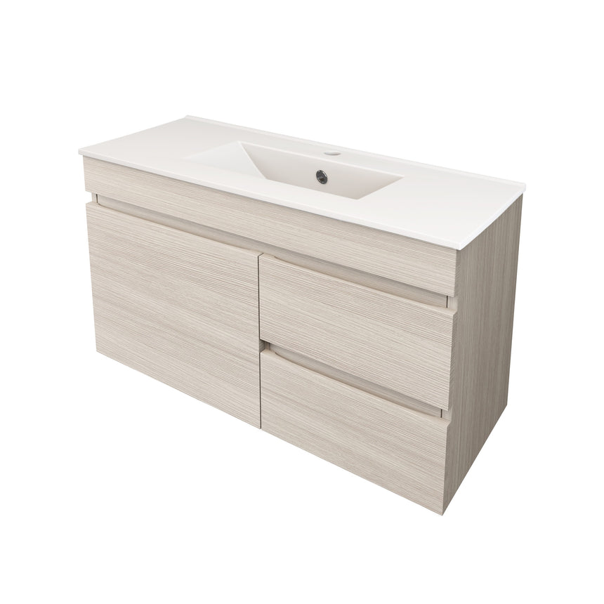 Camden Modern Wall Hung Ensuite Cabinet Coastal Oak