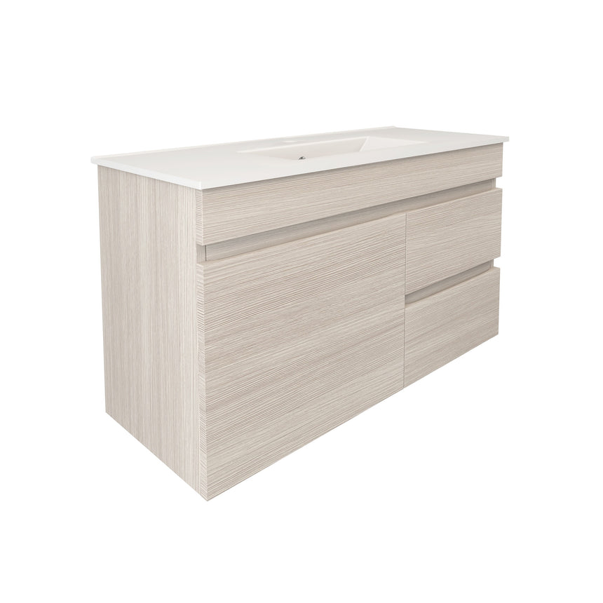 Camden Modern Wall Hung Ensuite Cabinet Coastal Oak