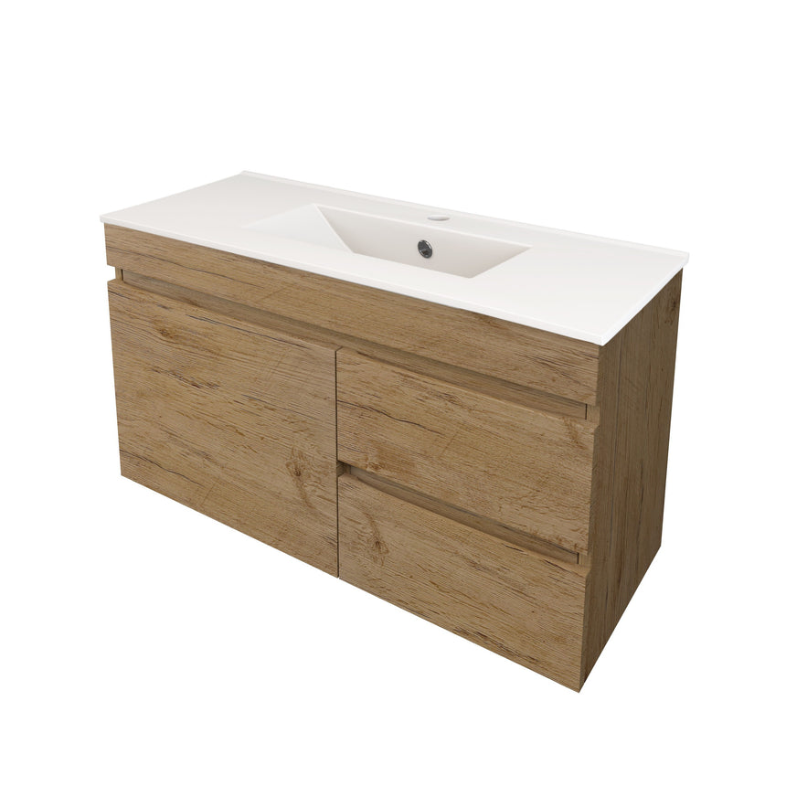 Camden Modern Wall Hung Ensuite Cabinet Prime Oak