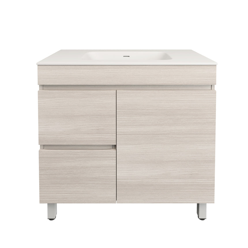 Camden Modern Free Standing Cabinet Coastal Oak