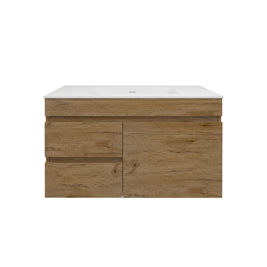 Camden Modern Wall Hung Cabinet Prime Oak