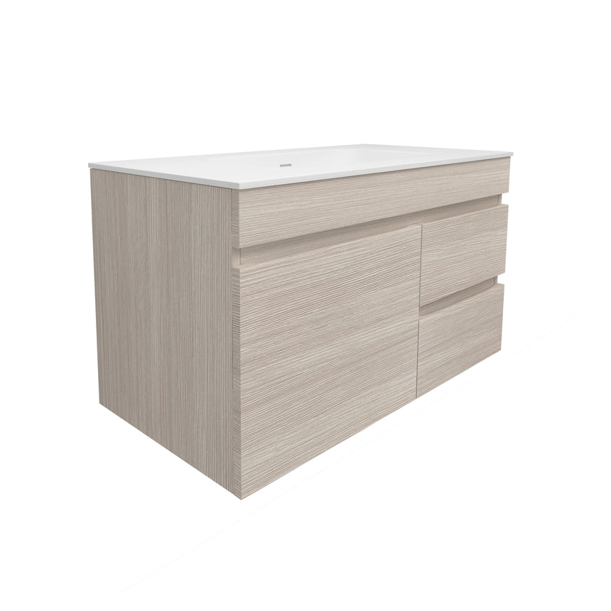 Camden Modern Wall Hung Cabinet Coastal Oak
