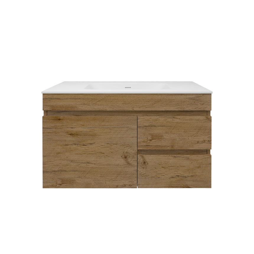Camden Modern Wall Hung Cabinet Prime Oak