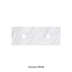 Carrara White Marble Semi Drill Top Under Counter Basin 1200mm