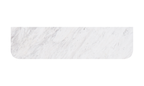 Carrara White Marble Curve Top 1500mm