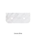 Carrara White Marble Curve Semi Drill Top Under Counter Basin 1500mm
