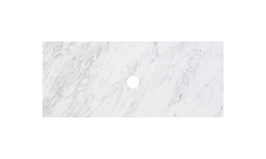 Carrara White Marble Top 900mm