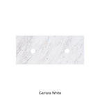 Carrara White Marble Semi Drill Top Under Counter Basin 900mm