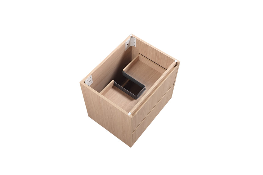 Gladstone Modern Wall Hung Vanity Sandy Oak