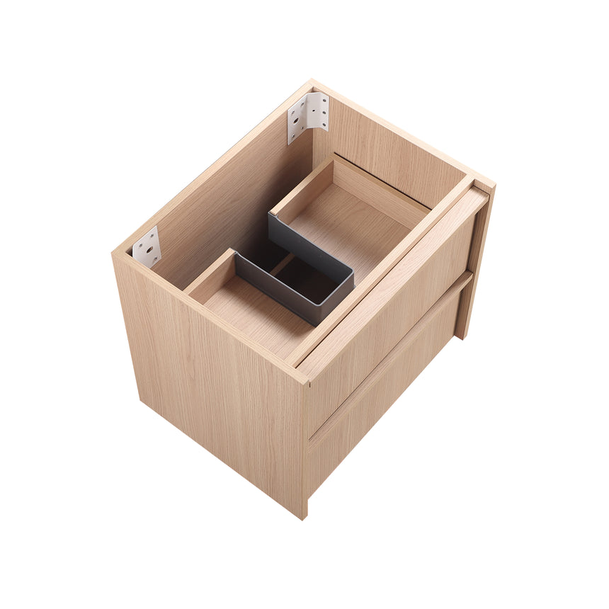 Ridgewood Modern Wall Hung Vanity Sandy Oak