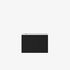 Sedona Fluted Wall Hung Cabinet Matte Black