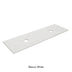 Blanco White Zero Silica Engineer Stone Double Under Counter Basin 1500mm