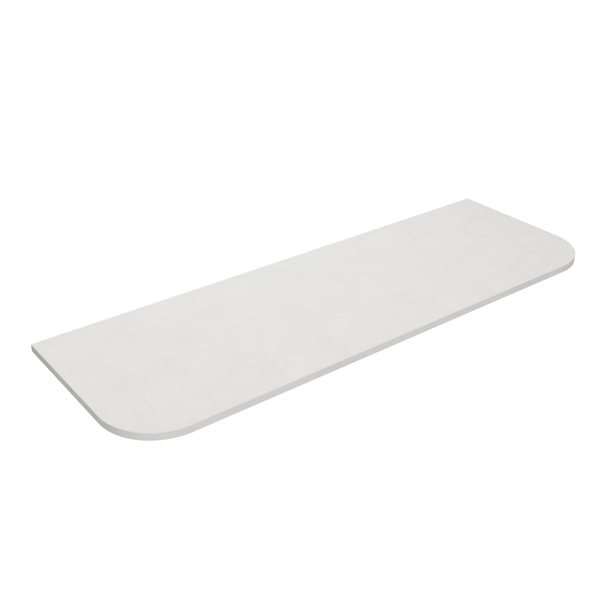 Blanco White Zero Silica Engineer Stone Curve 1500mm