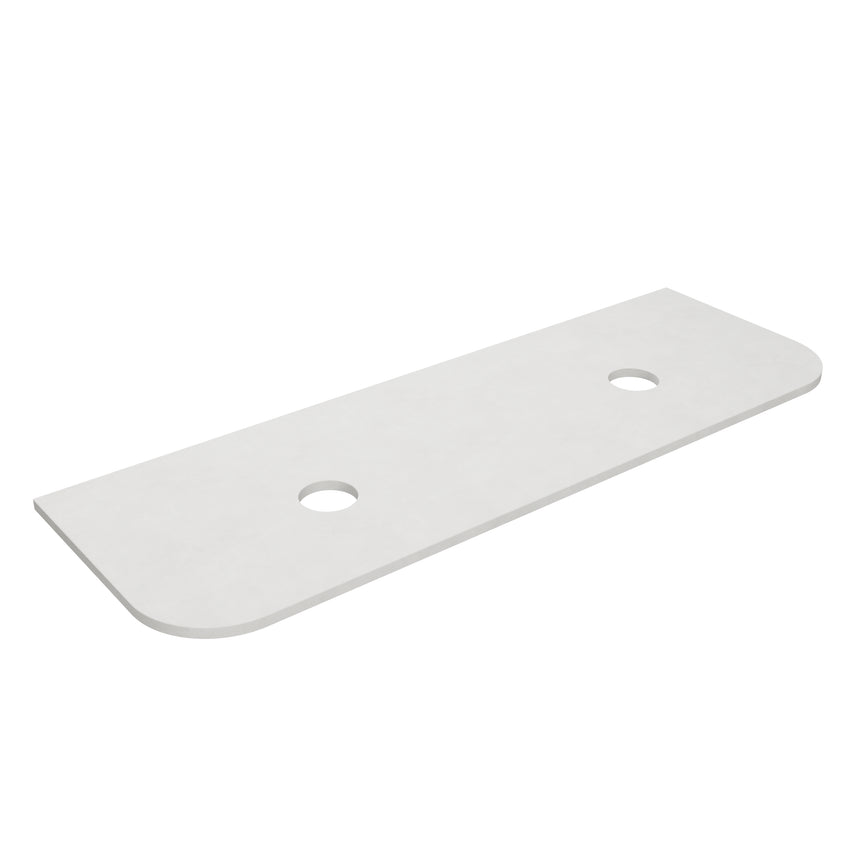 Blanco White Zero Silica Engineer Stone Curve 1800mm