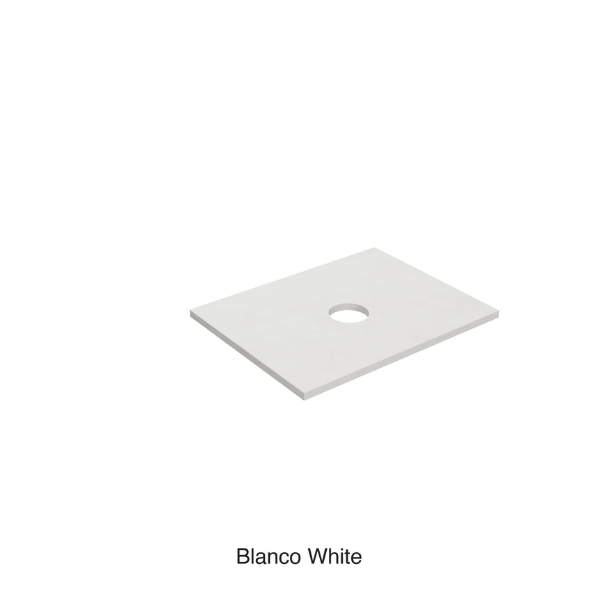Blanco White Zero Silica Engineer Stone Under Counter Basin 600mm