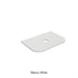Blanco White Zero Silica Engineer Stone Curve Under Counter Basin 750mm