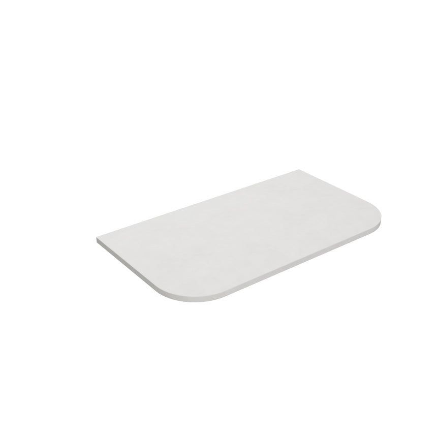 Blanco White Zero Silica Engineer Stone Curve 900mm