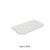 Blanco White Zero Silica Engineer Stone Curve Under Counter Basin 900mm