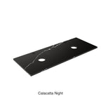 Calacatta Night Zero Silica Engineer Stone Double Under Counter Basin 1200mm
