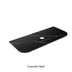 Calacatta Night Zero Silica Engineer Stone Curve Under Counter Basin 1200mm