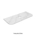 Calacatta White Zero Silica Engineer Stone Curve Under Counter Basin 1200mm
