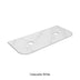 Calacatta White Zero Silica Engineer Stone Curve Double Under Counter Basin 1200mm