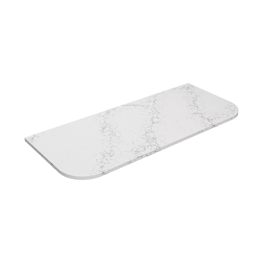 Calacatta White Zero Silica Engineer Stone Curve 1500mm