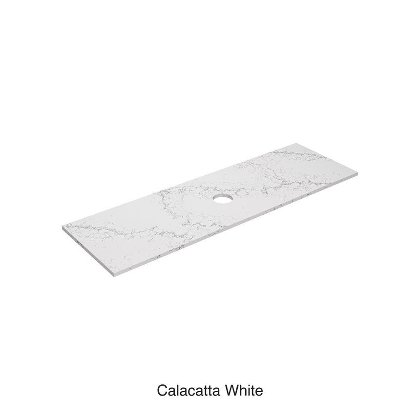 Calacatta White Zero Silica Engineer Stone Under Counter Basin 1500mm