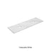 Calacatta White Zero Silica Engineer Stone Double Under Counter Basin 1500mm