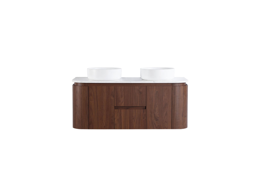 Ravello Wall Hung Vanity Mocha Oak