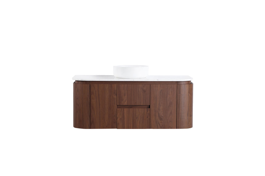 Ravello Wall Hung Vanity Mocha Oak