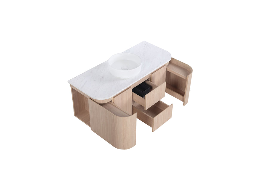 Ravello Wall Hung Vanity Sandy Oak