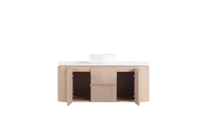 Ravello Wall Hung Vanity Sandy Oak