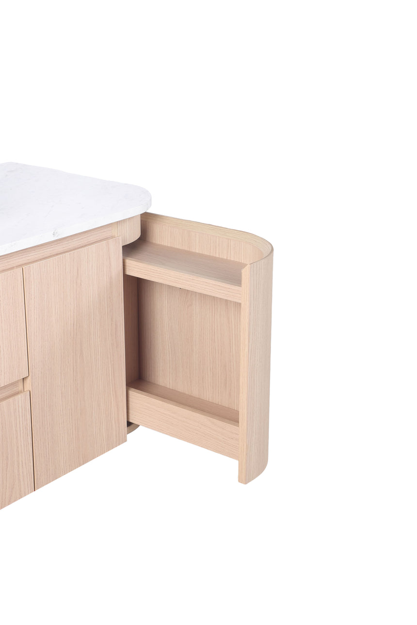 Ravello Wall Hung Vanity Sandy Oak