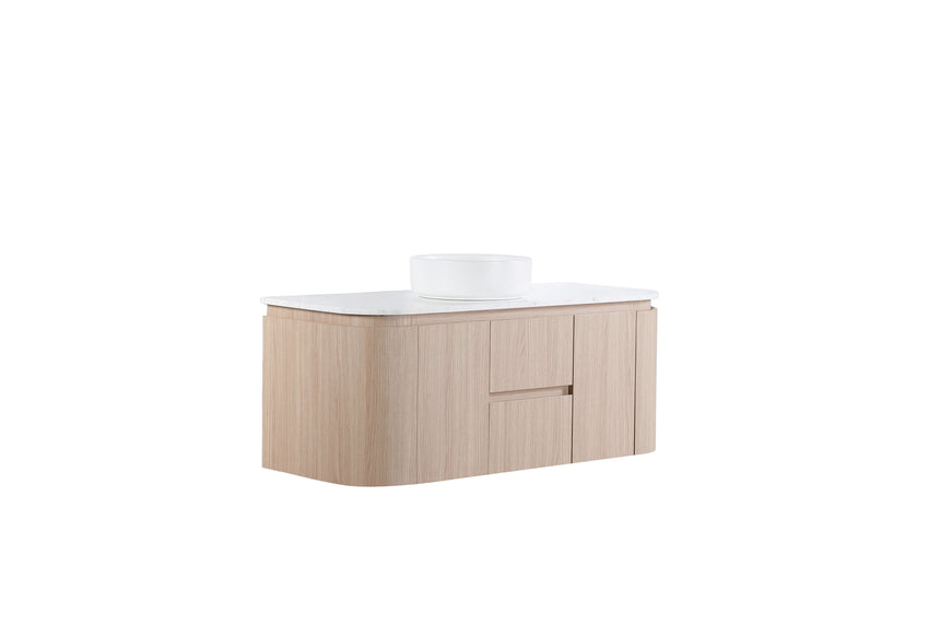 Ravello Wall Hung Vanity Sandy Oak